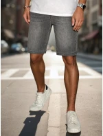 Pánské šedé šortky model 21988477 - Dstreet Pánské šedé šortky model 21988477 - Dstreet