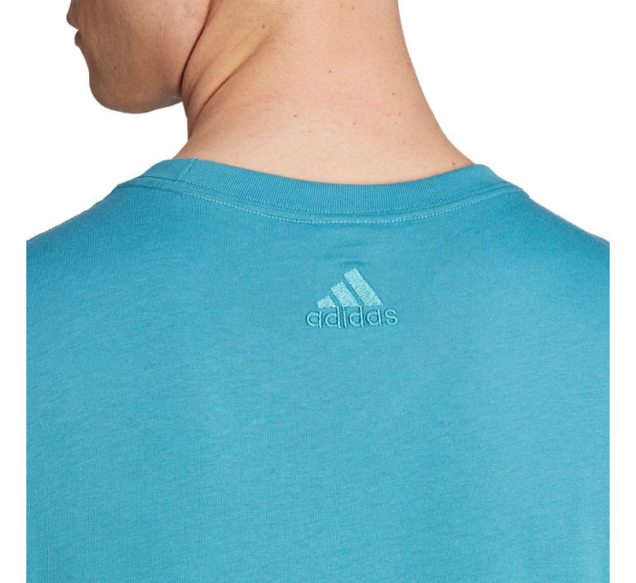 Tričko adidas Essentials Single Jersey Linear s vyšitým logom M IJ8655