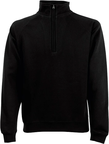 Fruit of the Loom Premium Zip Neck Sweat Mikina s 1/4 zipsom 16.2032 čierna Fruit of the Loom Premium Zip Neck Sweat Mikina s 1/4 zipsom 16.2032 čierna