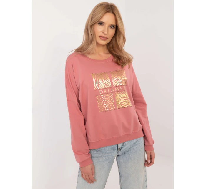 Bluzka CLM BZ model 21798058 ciemny różowy - FPrice Bluzka CLM BZ model 21798058 ciemny różowy - FPrice