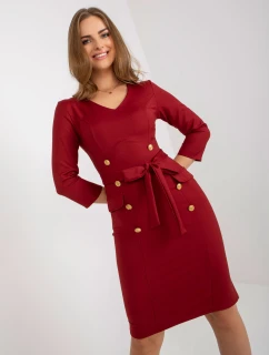 LK SK šaty 507838.93 tmavo červená