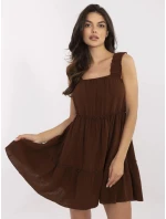 MI SK šaty A5036.78 hnedé MI SK šaty A5036.78 hnedé