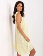 Sukienka TW SK BI 12 model 21204681 jasny żółty - FPrice