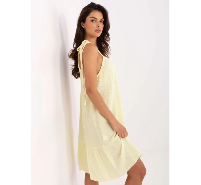 Sukienka TW SK BI 12 model 21204681 jasny żółty - FPrice