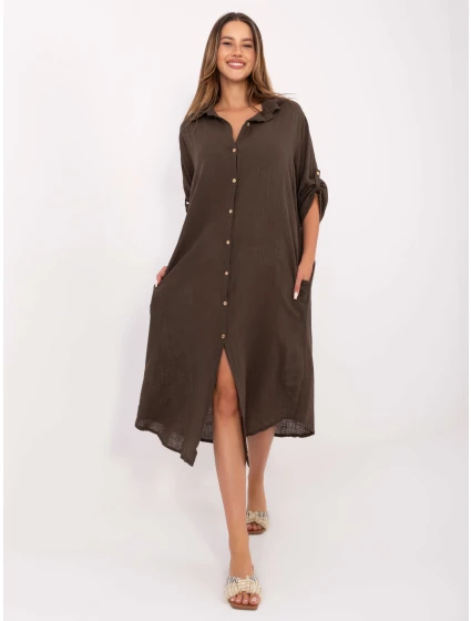 TW SK BI šaty 24135.81 tmavohnedá