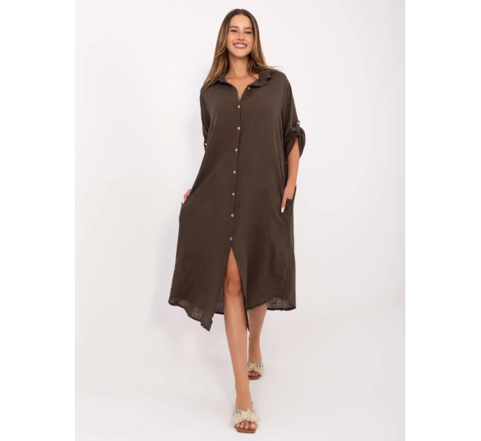 TW SK BI šaty 24135.81 tmavohnedá