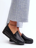 Poltopánky LR260 čierno-biele - Krok vo veľkom štýle