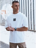 Pánské tričko s potiskem bílé Dstreet model 21975558 - FashionStreet Pánské tričko s potiskem bílé Dstreet model 21975558 - FashionStreet