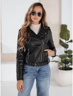 Dámska kožená bunda ramones black FashionStreet TY5200