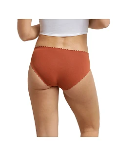 Dámske nohavičky 2 ks DIM BODY TOUCH MIDI BRIEF 2x - DIM - tehlová