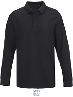 LSL Men Pánské těžké piqué polo s dlouhým rukávem deep black model 22442403 - NEOBLU LSL Men Pánské těžké piqué polo s dlouhým rukávem deep black model 22442403 - NEOBLU