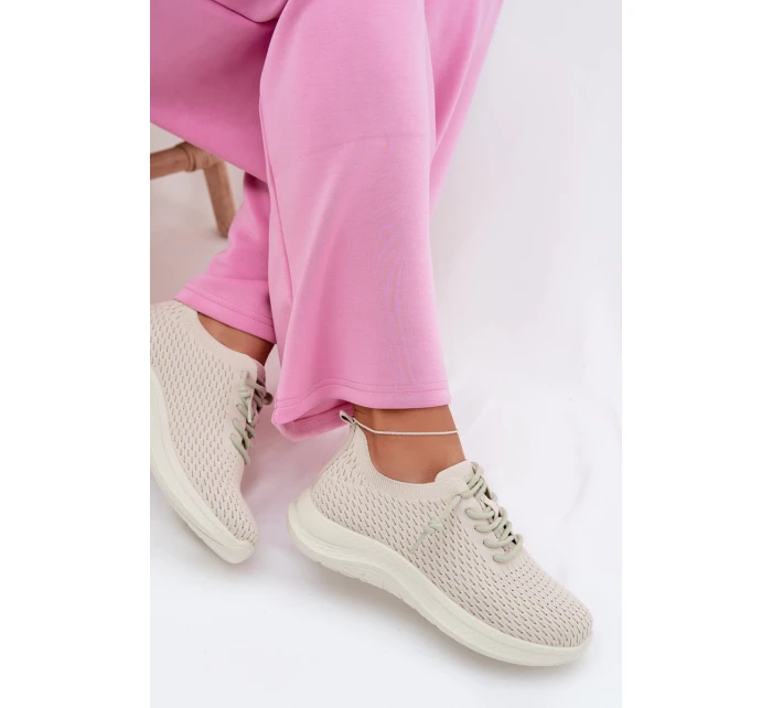 Materiálové Dámské Sportovní Boty Béžové model 22031712 - EVENTO