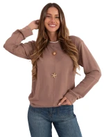 Bluza RV BL model 21717667 ciemny bezowy - FPrice Bluza RV BL model 21717667 ciemny bezowy - FPrice