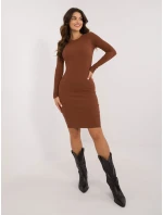 Sukienka RV SK model 21791154 ciemny brązowy - FPrice