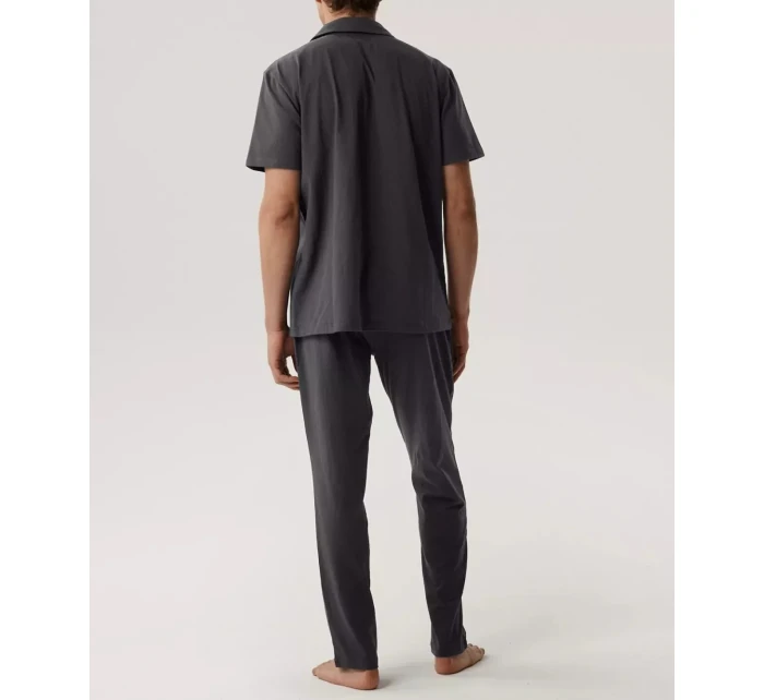 model 20905101 pyžamo kr/r S2XL pánské pyžamo na zip - Atlantic model 20905101 pyžamo kr/r S2XL pánské pyžamo na zip - Atlantic