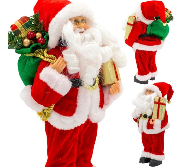 Vianočné dekoratívne mickey stojace deluxe 30cm RED detské Vianočné dekoratívne mickey stojace deluxe 30cm RED detské