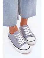 Damskie Klasyczne Trampki Niebieskie Omerta