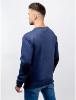 Pánsky sveter GLANO - modrý