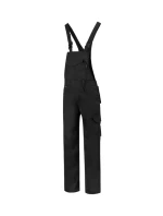 Priemyselné pracovné nohavice Dungaree Overall so šnúrkou unisex čierne Priemyselné pracovné nohavice Dungaree Overall so šnúrkou unisex čierne