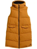 Dámska vesta W H4Z21 KUDP004 82S sv. hnedá - 4F