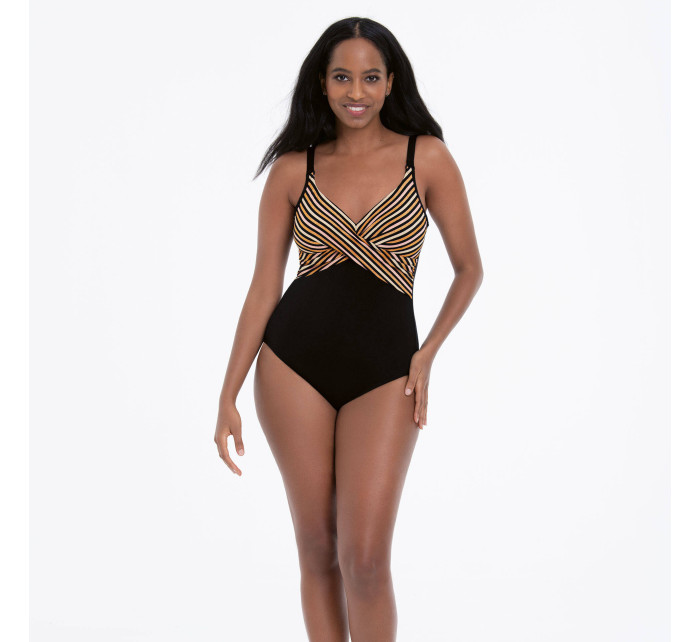 Jednodielne plavky 7232 M3 black and gold - Anita