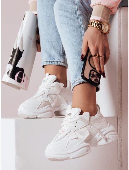 Dámske tenisky na platforme VISTARUN white FashionStreet ZY0652