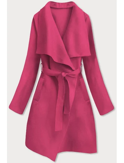 dámský růžový kabát model 21779082 - MADE IN ITALY