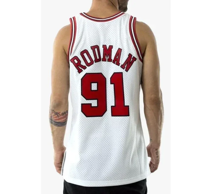 Mitchell & Ness Chicago Bulls NBA Swingman Jersey Bulls 97-98 Dennis Rodman M SMJYAC18079-CBUWHIT97DRDN Pánske oblečenie Mitchell & Ness Chicago Bulls NBA Swingman Jersey Bulls 97-98 Dennis Rodman M SMJYAC18079-CBUWHIT97DRDN Pánske oblečenie