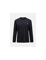 Pánské tričko PEAK PERFORMANCE M Trail Wool Blend LS, černé Pánské tričko PEAK PERFORMANCE M Trail Wool Blend LS, černé