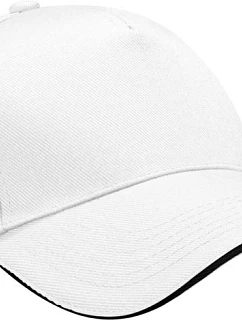 B 5 panelová sandwich kšiltovka 53.0 white/black model 22481286 - Beechfield