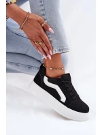 Dámské Tenisky Na Platformě Černé model 21694920 - Boto Dámské Tenisky Na Platformě Černé model 21694920 - Boto