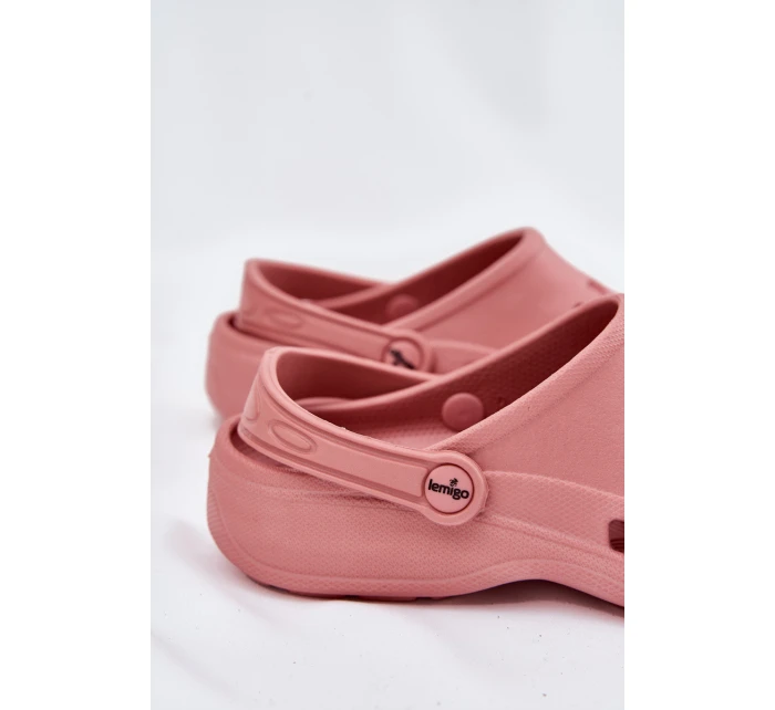 Klapki Damskie Piankowe LEMIGO 806 Różowe