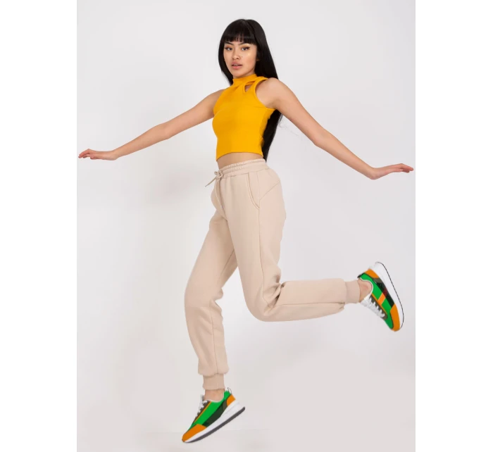 Tepláky EM DR model 17264847 béžová - FPrice Tepláky EM DR model 17264847 béžová - FPrice