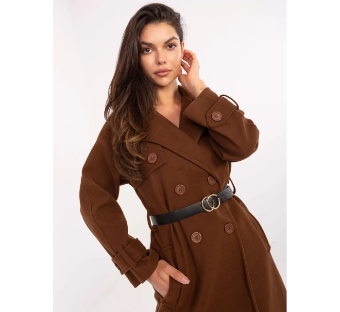 Płaszcz IT PL model 21302319 brązowy - FPrice