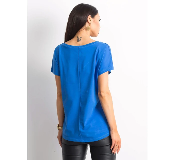 Tričko RV TS model 14820016 tmavě modrá - FPrice Tričko RV TS model 14820016 tmavě modrá - FPrice