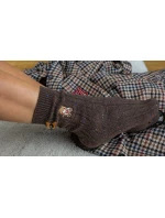 Magnetis ponožky YN5042 Medvedík melanž