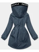 Svetlomodrá dámska oversize bunda typu parka (B8080-72) Svetlomodrá dámska oversize bunda typu parka (B8080-72)