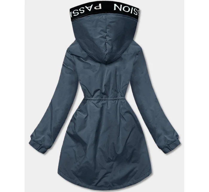 Svetlomodrá dámska oversize bunda typu parka (B8080-72) Svetlomodrá dámska oversize bunda typu parka (B8080-72)