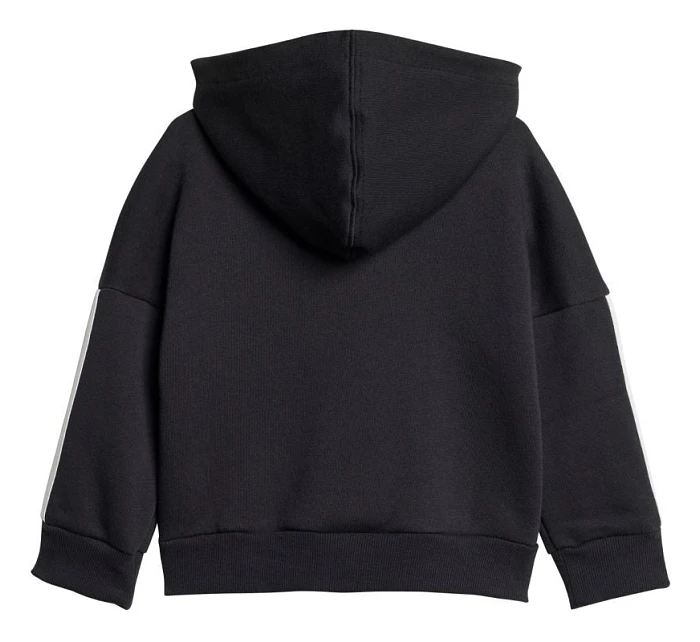 Adidas Essentials Joggers 3 Stripes Fleece Hoodie Black JD6484