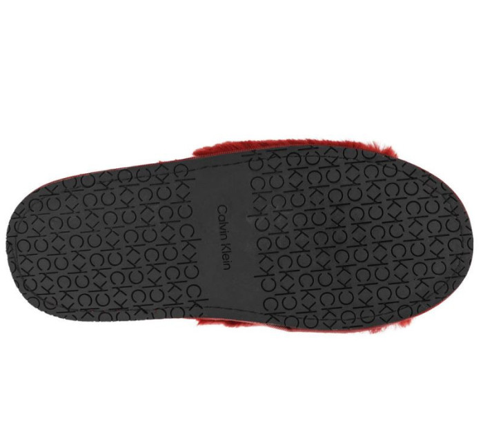 Dámske sandále s umelou kožušinou W HW0HW00634-XB8 - Calvin Klein