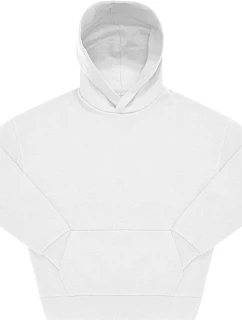 B&C Influence Hoodie – mikina s kapucňou v oversize strihu z hrubej bavlny 01.IH02 biela