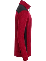 JN Pánská pracovní fleece bunda 1/2 zip Strong 02.0 red melange/black model 22492878 - Daiber JN Pánská pracovní fleece bunda 1/2 zip Strong 02.0 red melange/black model 22492878 - Daiber