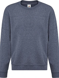 Fruit of the Loom Classic Kids Set-In Sweat Detská mikina 16.2041 vintage heather navy