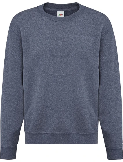 Fruit of the Loom Classic Kids Set-In Sweat Detská mikina 16.2041 vintage heather navy