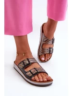 Pohodlné Dámské Sandály S Pásky model 21664603 Černé - Inblu