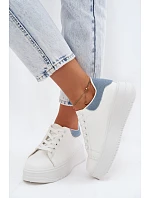 Dámské tenisky na platformě z umělé kůže model 22107415 - Boto