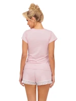 Jednoducho 1/2 púdrovo ružové pyžamo - Donna Jednoducho 1/2 púdrovo ružové pyžamo - Donna