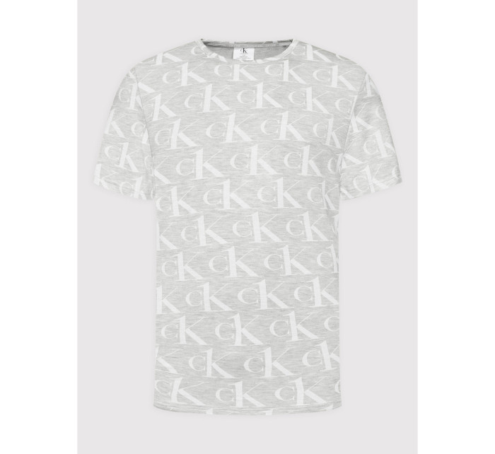 Pánske tričko - NM2135E - V7D Sivá - Calvin Klein