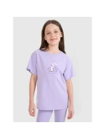 Dievčenské tričko s potlačou 4F4FJRSS25TTSHF2645-52S