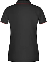 JN Dámské piqué polo s kontrastní légou 02.0 black/red model 22489056 - Daiber